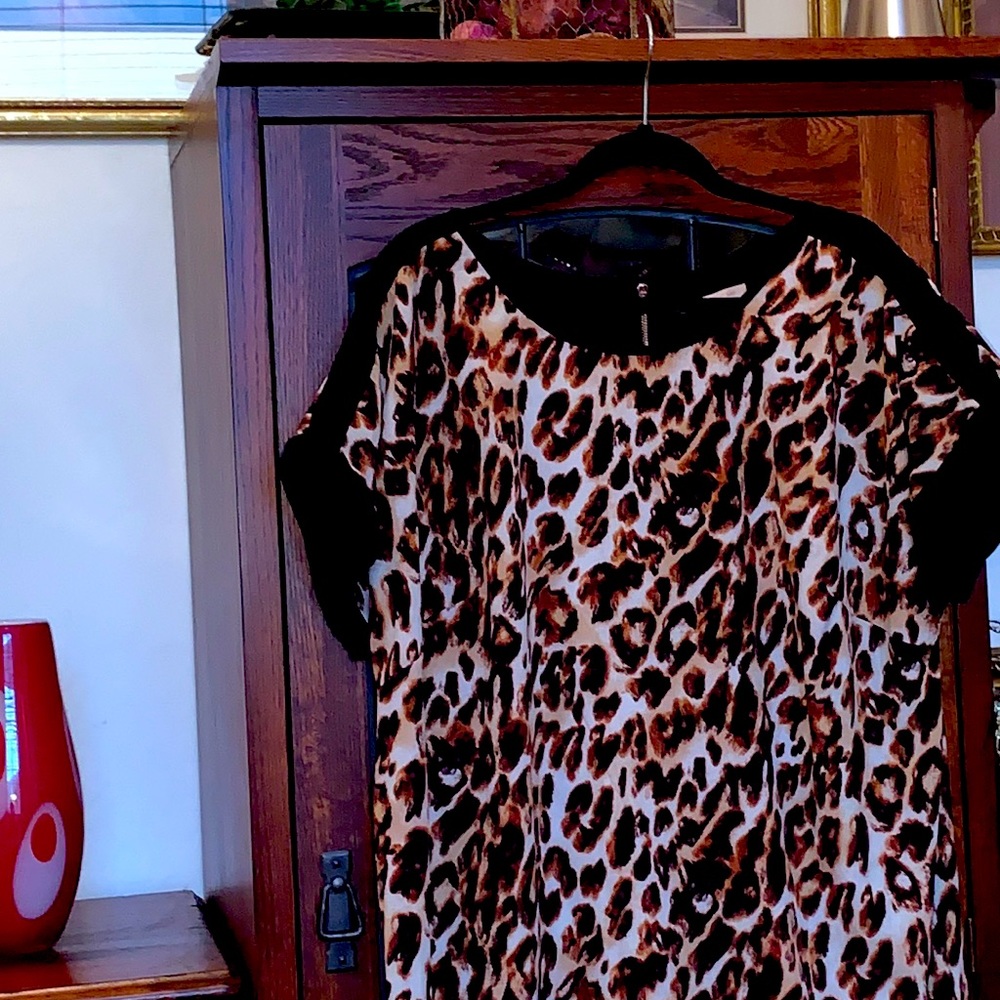 Animal Print Dress / Beautiful Fabric